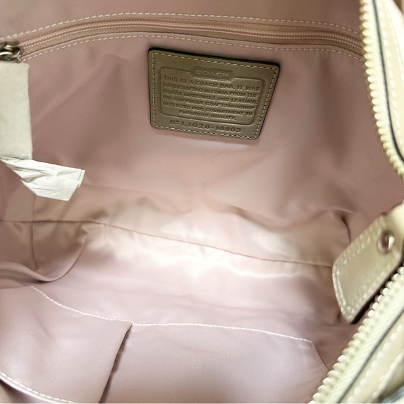 Coach Kristin Spectator Hobo Multi Color Multi Leather Texture Shoulder Bag NWT - Picture 13 of 15